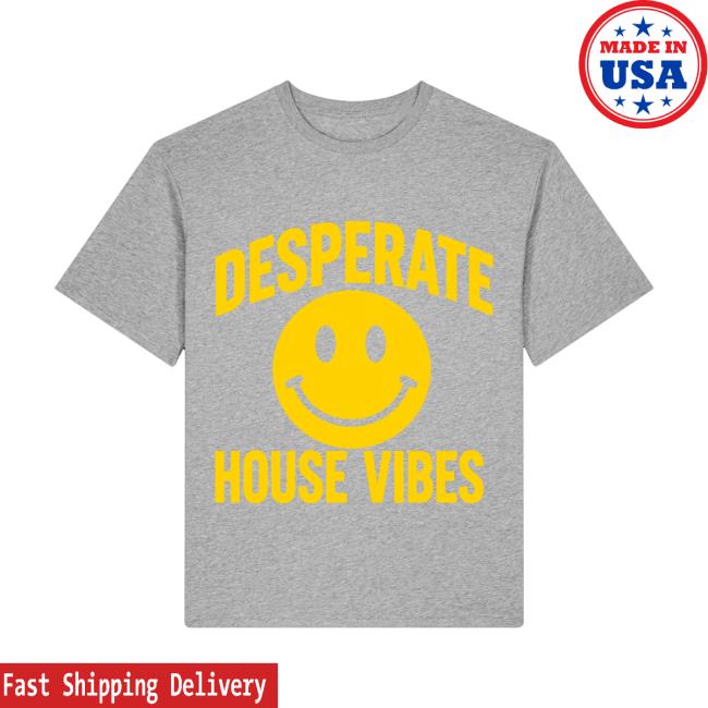 Robbie Williams Merch Store Desperate House Vibes Grey T-Shirt 5 Robbie Williams Merch Store Desperate House Vibes Grey T-Shirt