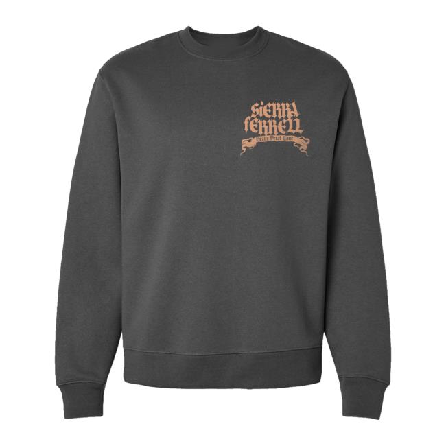 Sierra Ferrell Merch Store Crewneck Charcoal Red Rocks '26 5 Sierra Ferrell Merch Store Crewneck Charcoal Red Rocks '26