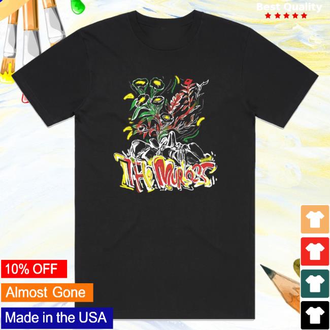 Sound Merch Store Flower Black T-Shirt 3 Sound Merch Store Flower Black T-Shirt