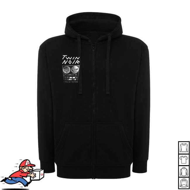 Twin Noir Merch Store Twin Noir Tape Machine Zip-Hood 4 Twin Noir Merch Store Twin Noir Tape Machine Zip-Hood