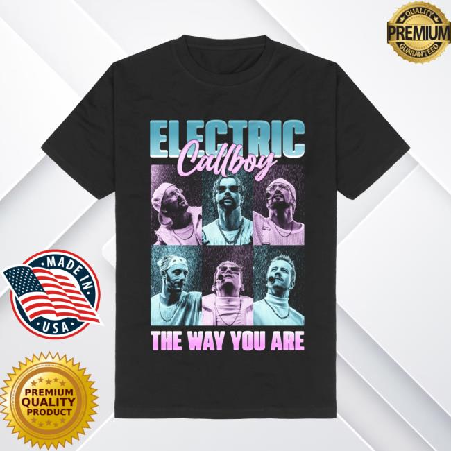 Electric Callboy Merch Store Shop The Way You Are Collage T-Shirt 5 Electric Callboy Merch Store Shop The Way You Are Collage T-Shirt